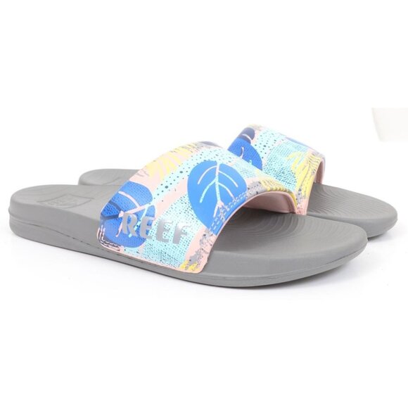 REEF One Slide Molded Footbed Padded Sandal Women's 7 Beach Walking Comfy - Picture 6 of 8